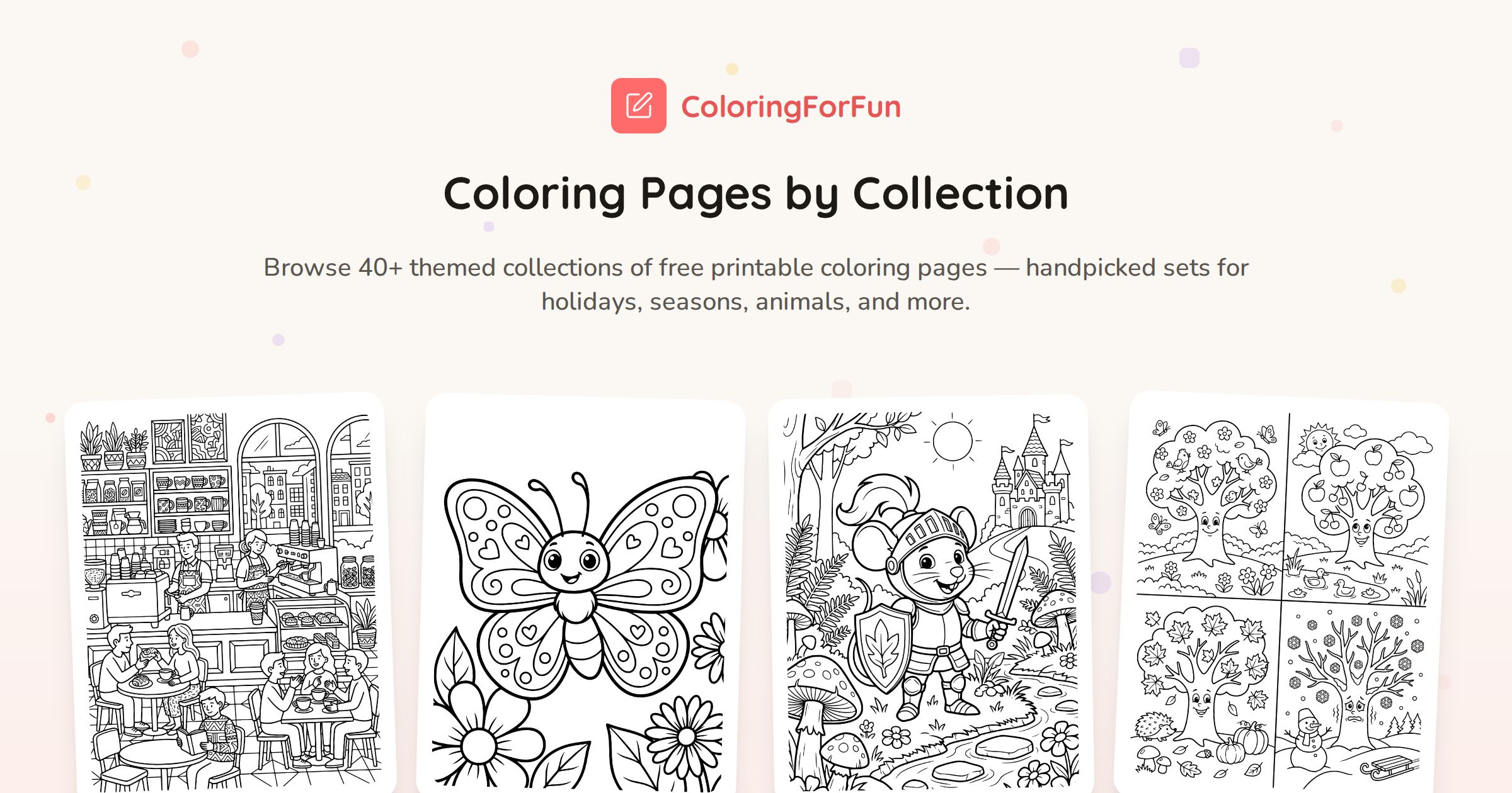 Colouring Pages Collection Coloring Pages by Collection | ColoringForFun