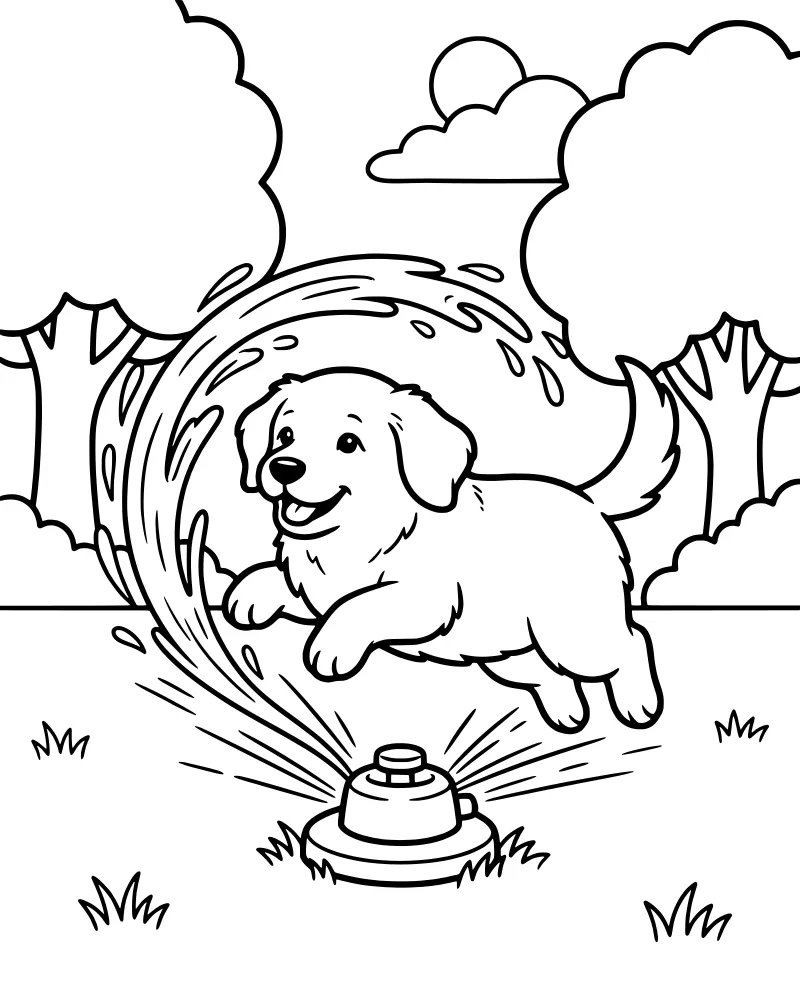 Dog Coloring Pages coloring page preview