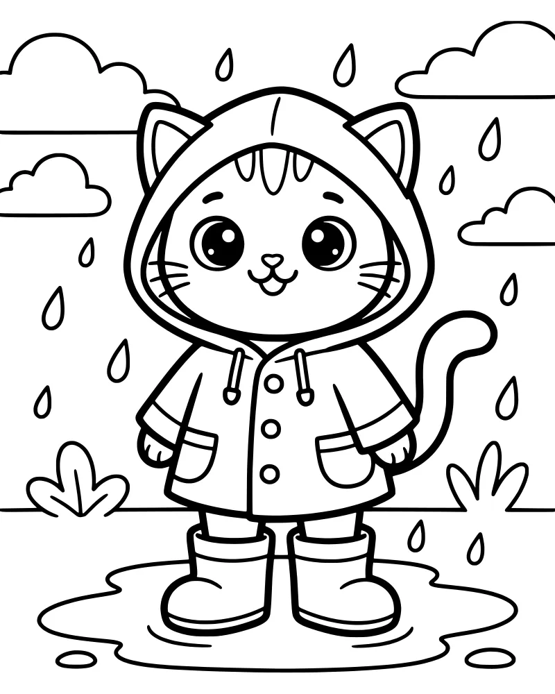 Cat Coloring Pages coloring page preview