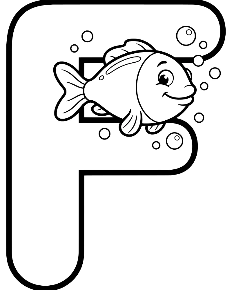 Educational coloring page preview