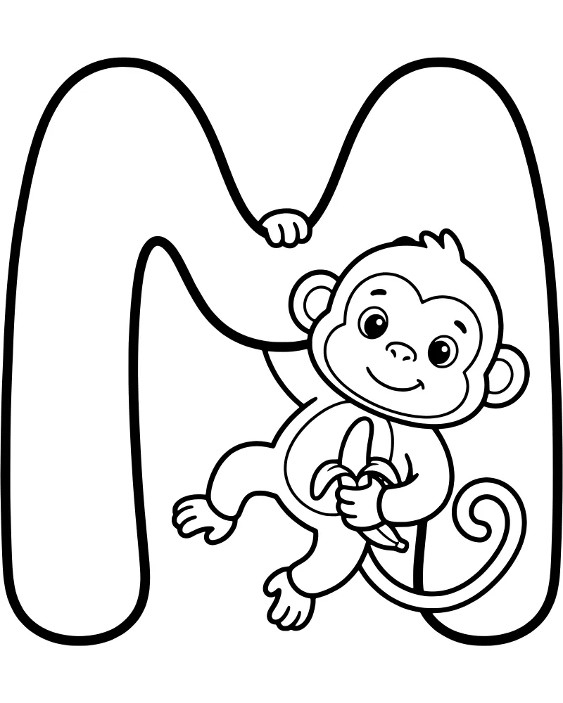 Educational coloring page preview