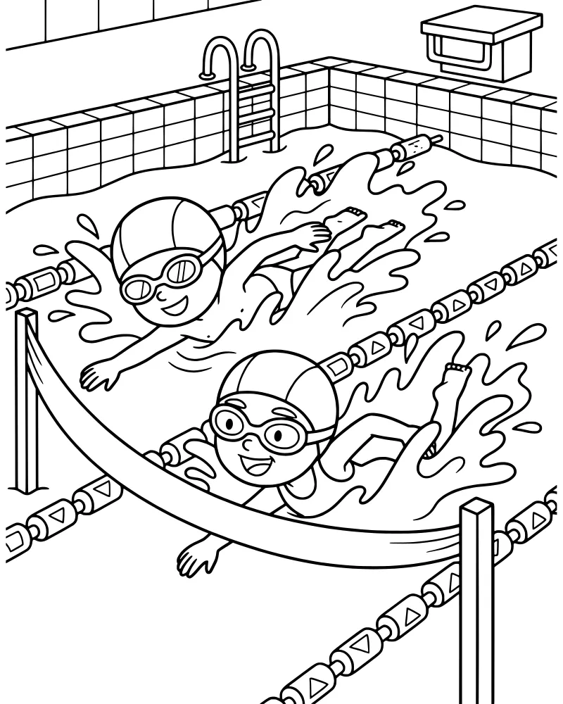 Sports & Activities coloring page preview