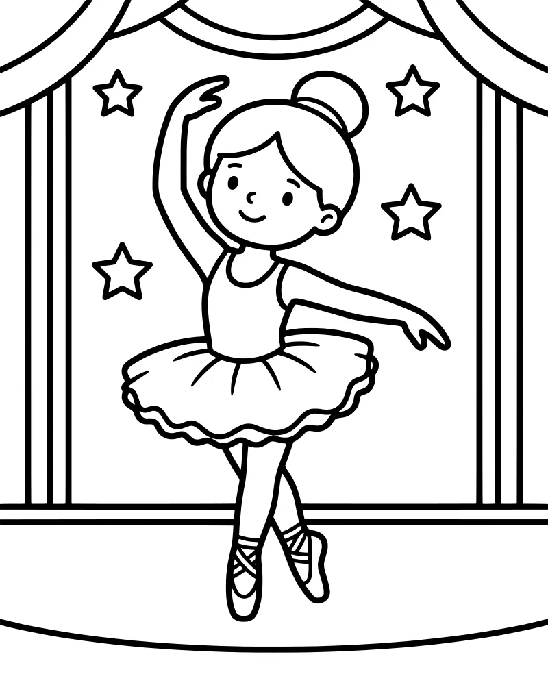 Sports & Activities coloring page preview